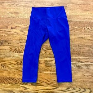 Lululemon - Electric Blue - Cropped Leggings - 8